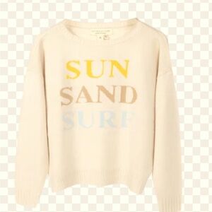 saltwater LUXE Take me to Paradise sweater new size small